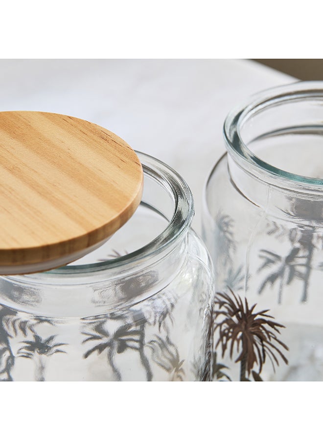 Home Box Sahra 2-Piece Glass Jar Set - Image 3